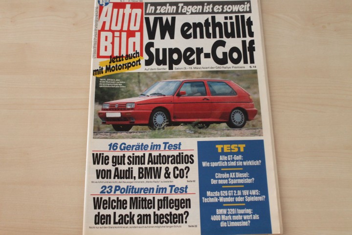 Deckblatt Auto Bild (09/1989)